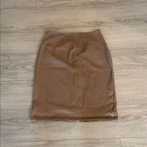 Women with Control Brown Pencil Skirt